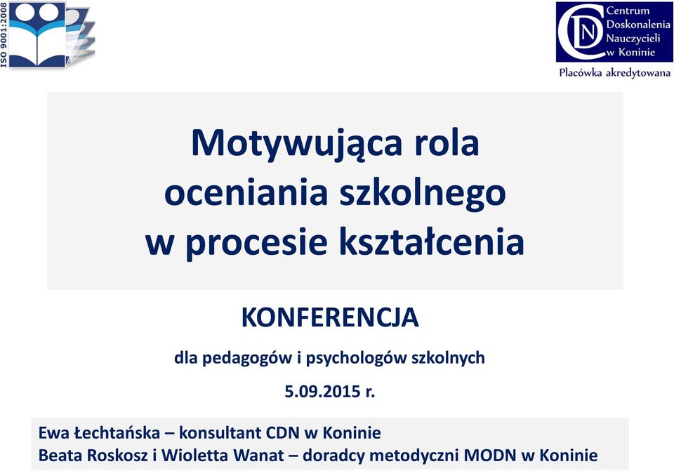 szkolnych 5.09.2015 r.