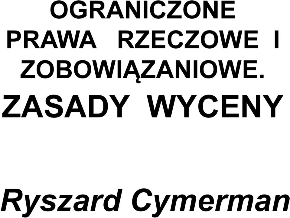ZOBOWIĄZANIOWE.
