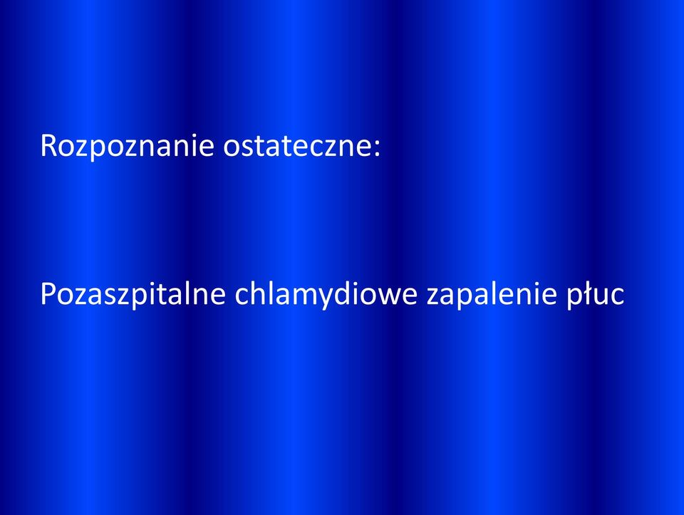 Pozaszpitalne