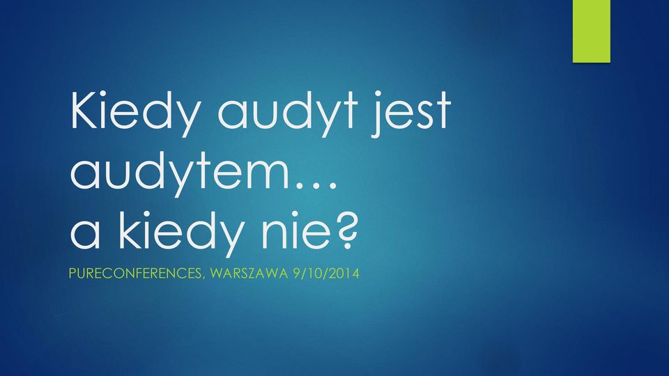 nie?