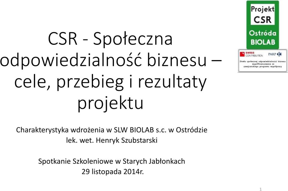 BIOLAB s.c. w Ostródzie lek. wet.