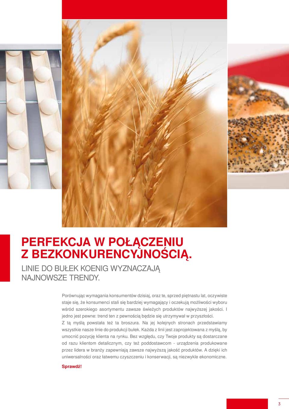 zawsze świeżych produktów najwyższej jakości. I jedno jest pewne: trend ten z pewnością będzie się utrzymywał w przyszłości. Z tą myślą powstała też ta broszura.