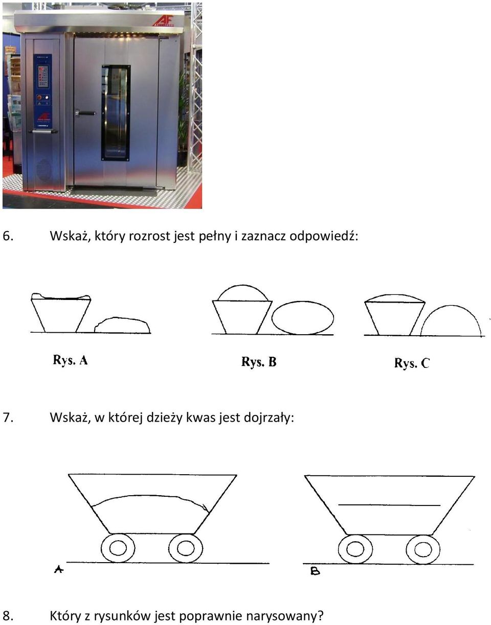 Wskaż, w której dzieży kwas jest