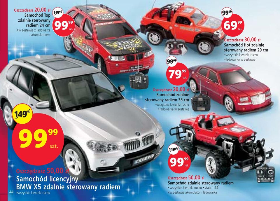 radiem 20 cm wszystkie kierunki ruchu ładowarka w zestawie 44 Oszcz dzasz 50,00 z Samochód licencyjny BMW X5 zdalnie sterowany radiem