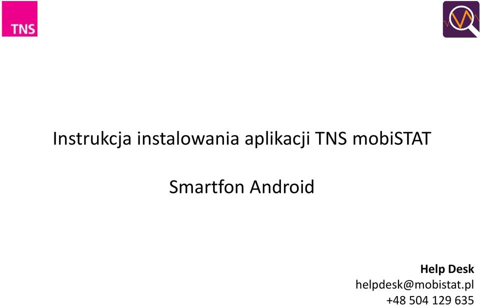 Smartfon Android Help Desk