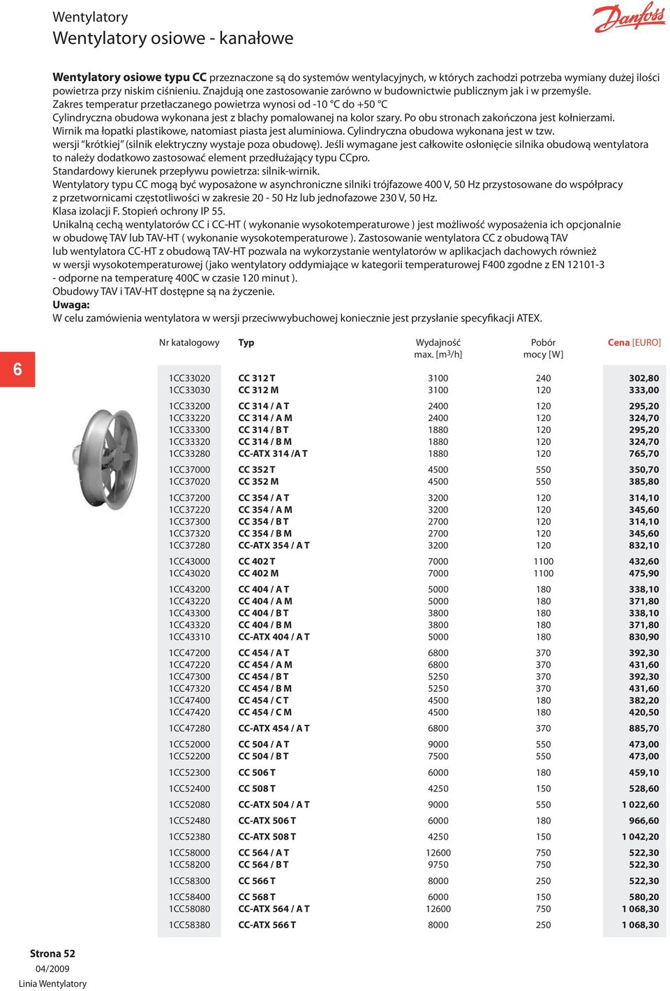 Zakres temperatur przetłaczanego powietrza wynosi od -10 C do +50 C Cylindryczna obudowa wykonana jest z blachy pomalowanej na kolor szary. Po obu stronach zakończona jest kołnierzami.