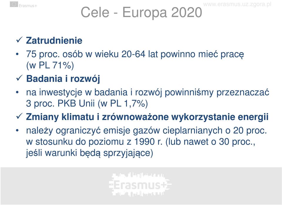 rozwój powinniśmy przeznaczać 3 proc.