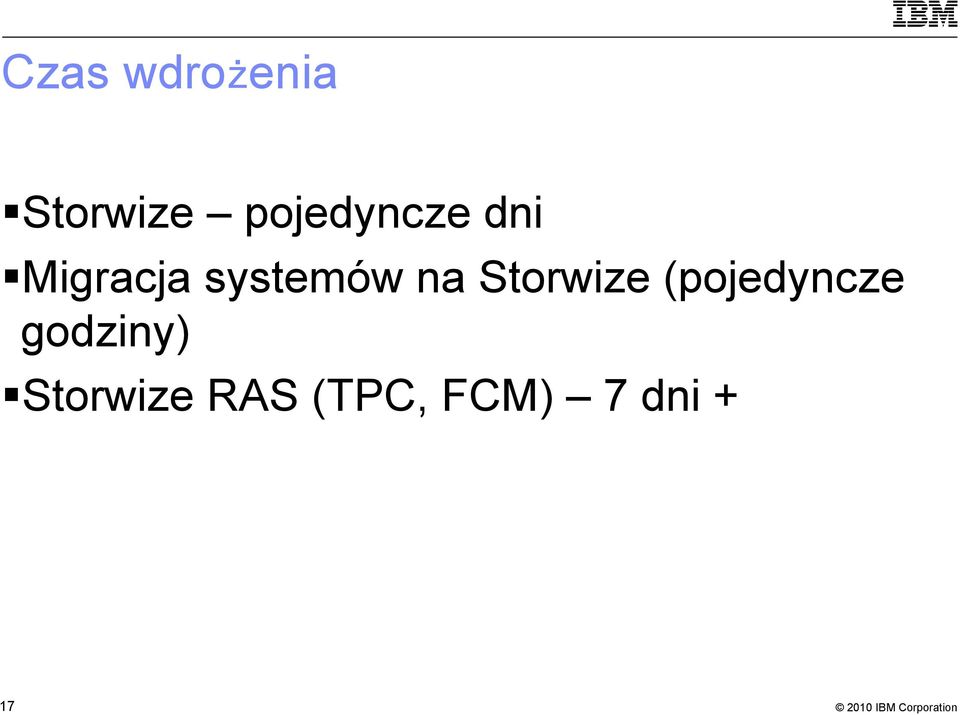 systemów na Storwize