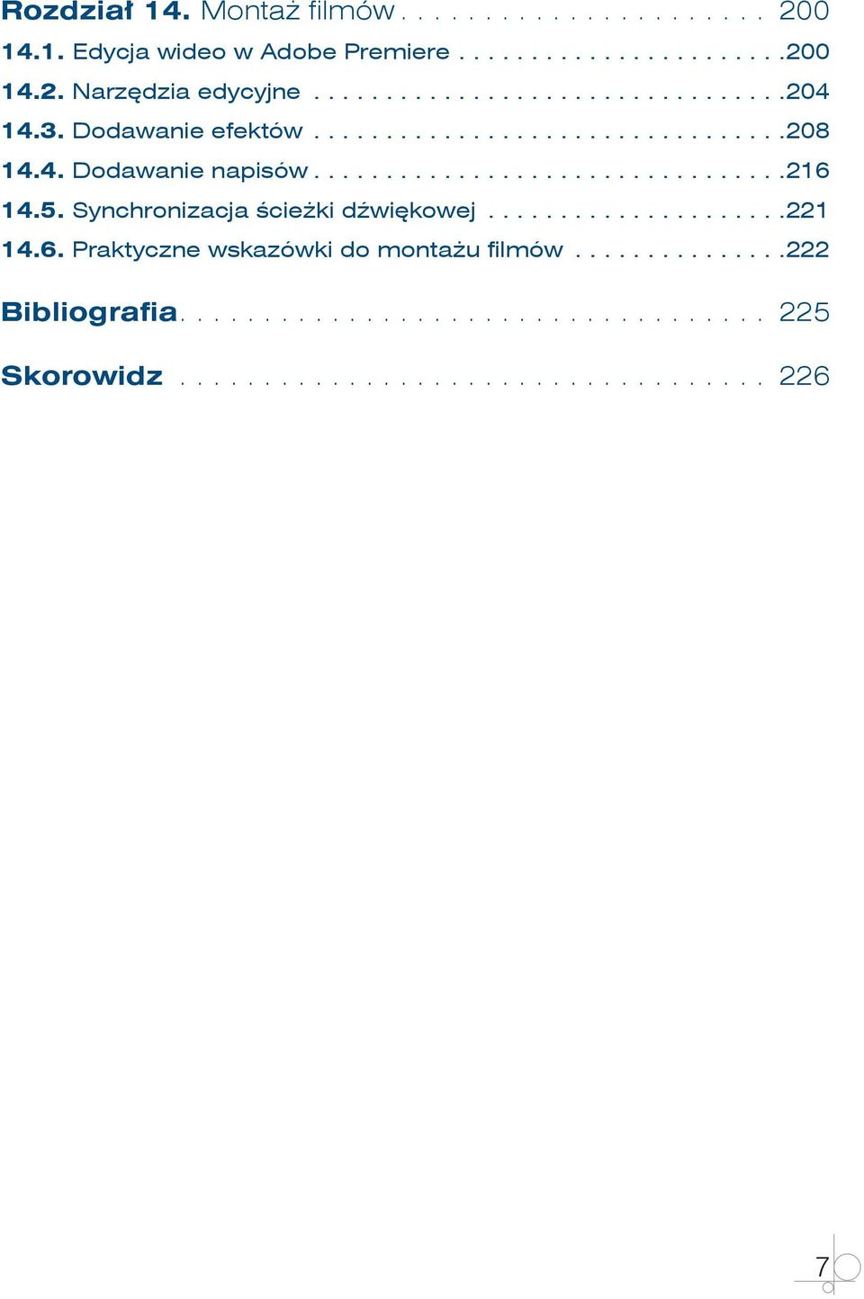 Synchronizacja ścieżki dźwiękowej... 221 14.6.