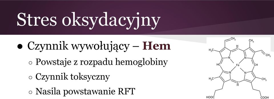 rozpadu hemoglobiny Czynnik