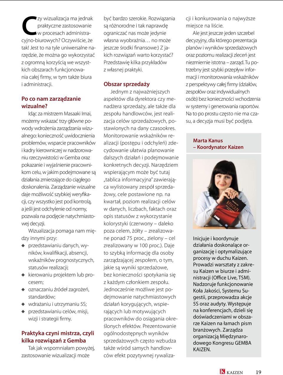 Po co nam zarządzanie wizualne?