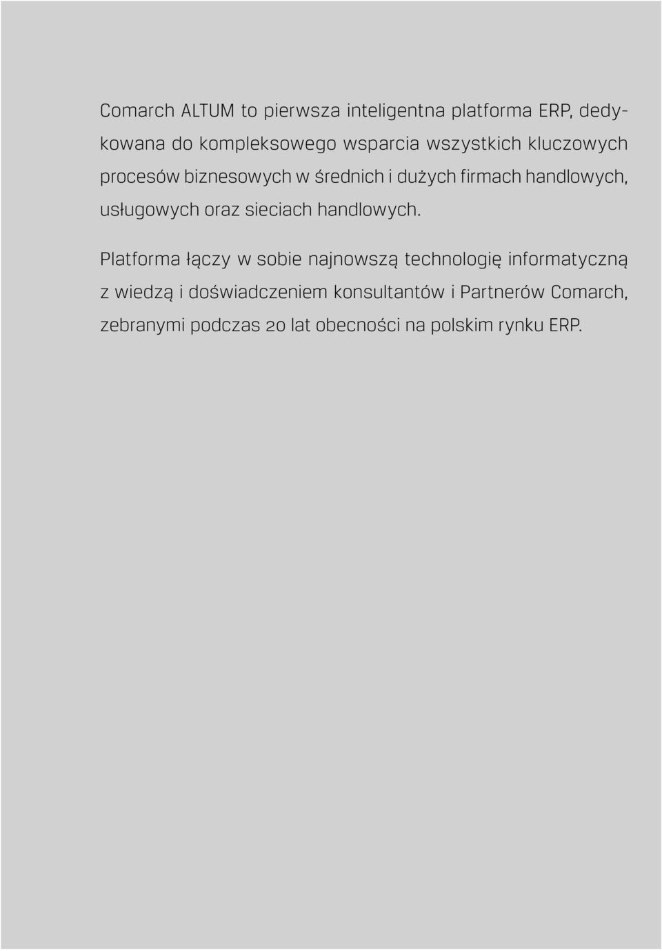 oraz sieciach handlowych.
