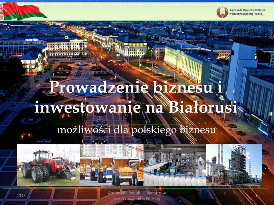 inwestowanie na Białorusi