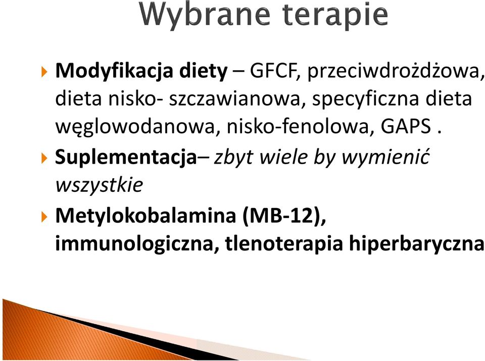 nisko-fenolowa, GAPS.