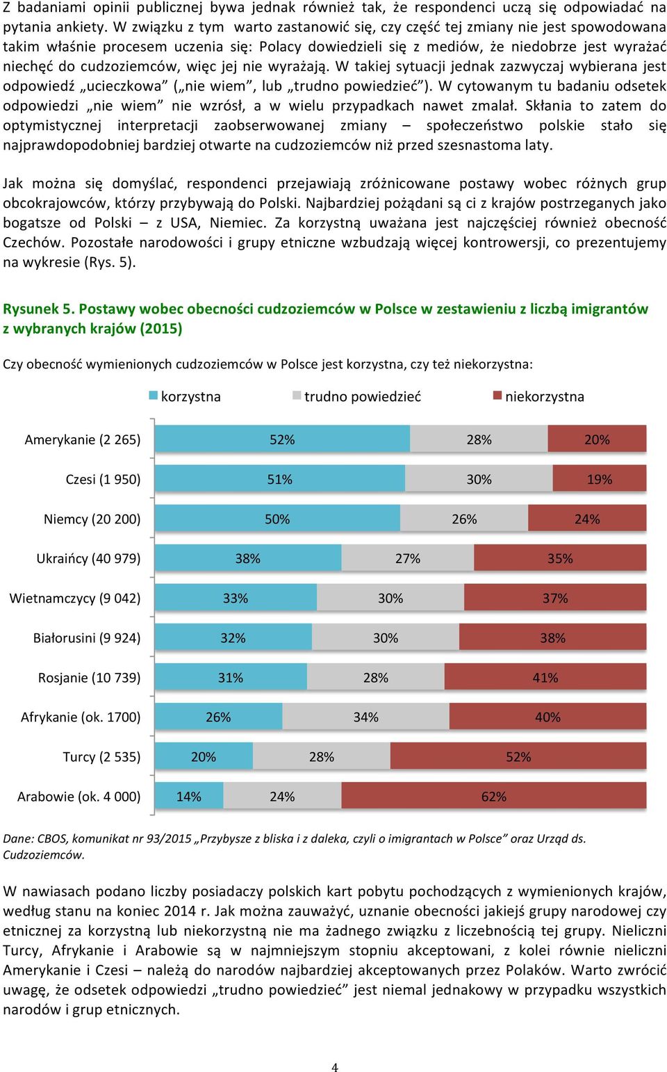 więc jej nie wyrażają. W takiej sytuacji jednak zazwyczaj wybierana jest odpowiedź ucieczkowa ( nie wiem, lub trudno powiedzieć ).