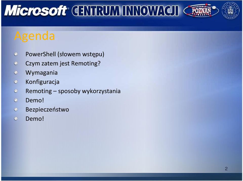 Wymagania Konfiguracja Remoting