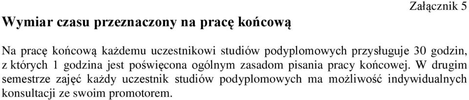 poświęcona ogólnym zasadom pisania pracy końcowej.