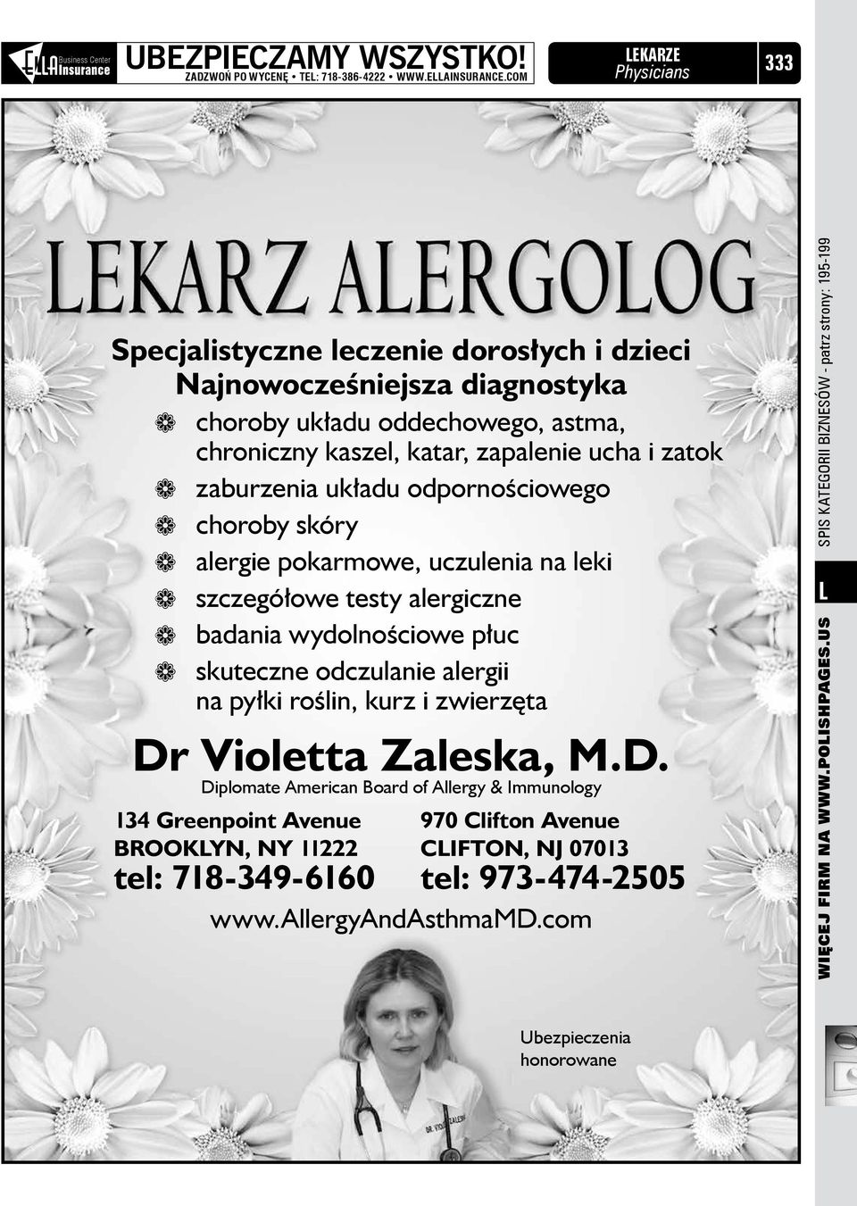 układu odpornościowego choroby skóry alergie pokarmowe, uczulenia na leki szczegółowe testy alergiczne badania wydolnościowe płuc skuteczne odczulanie alergii na pyłki roślin,