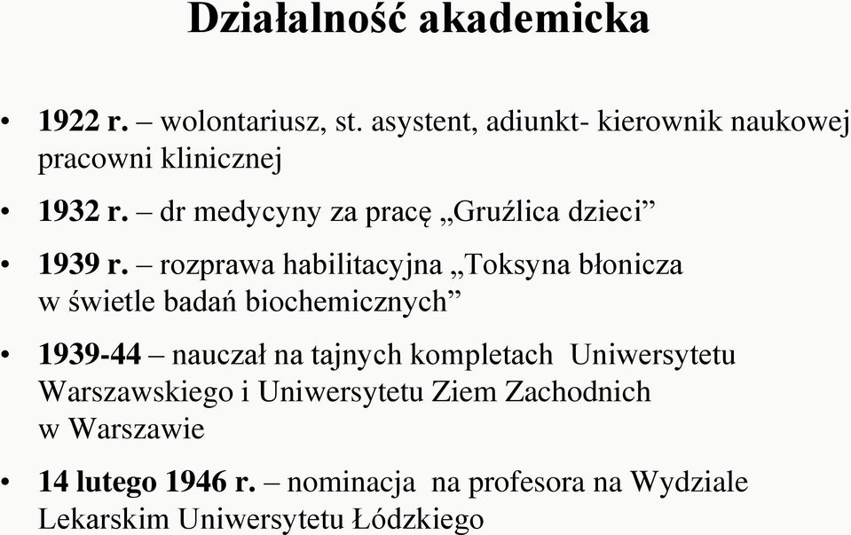 dr medycyny za pracę Gruźlica dzieci 1939 r.