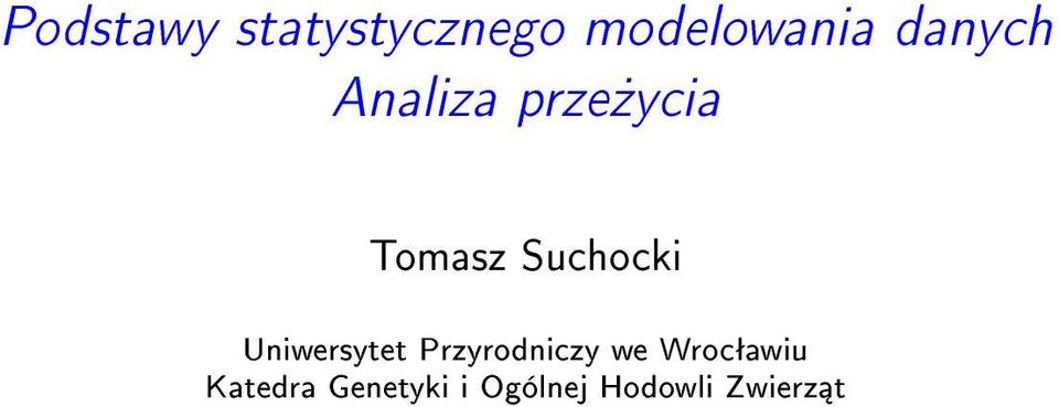 Suchocki Uniwersytet Przyrodniczy we