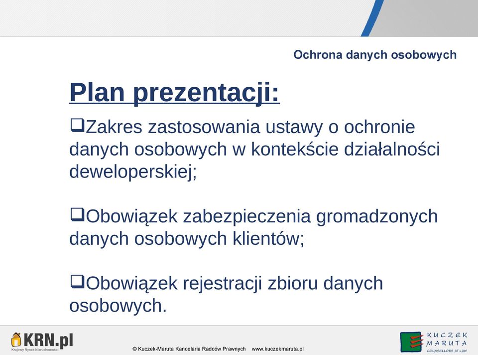 deweloperskiej; Obowiązek zabezpieczenia gromadzonych