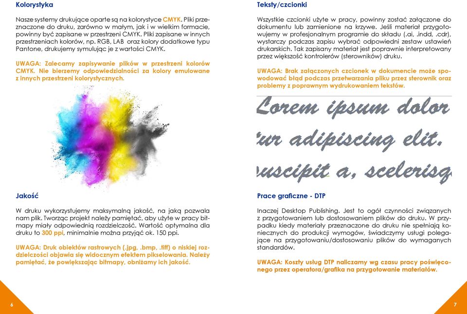 Nie bierzemy odpowiedzialności za kolory emulowane z innych przestrzeni kolorystycznych.