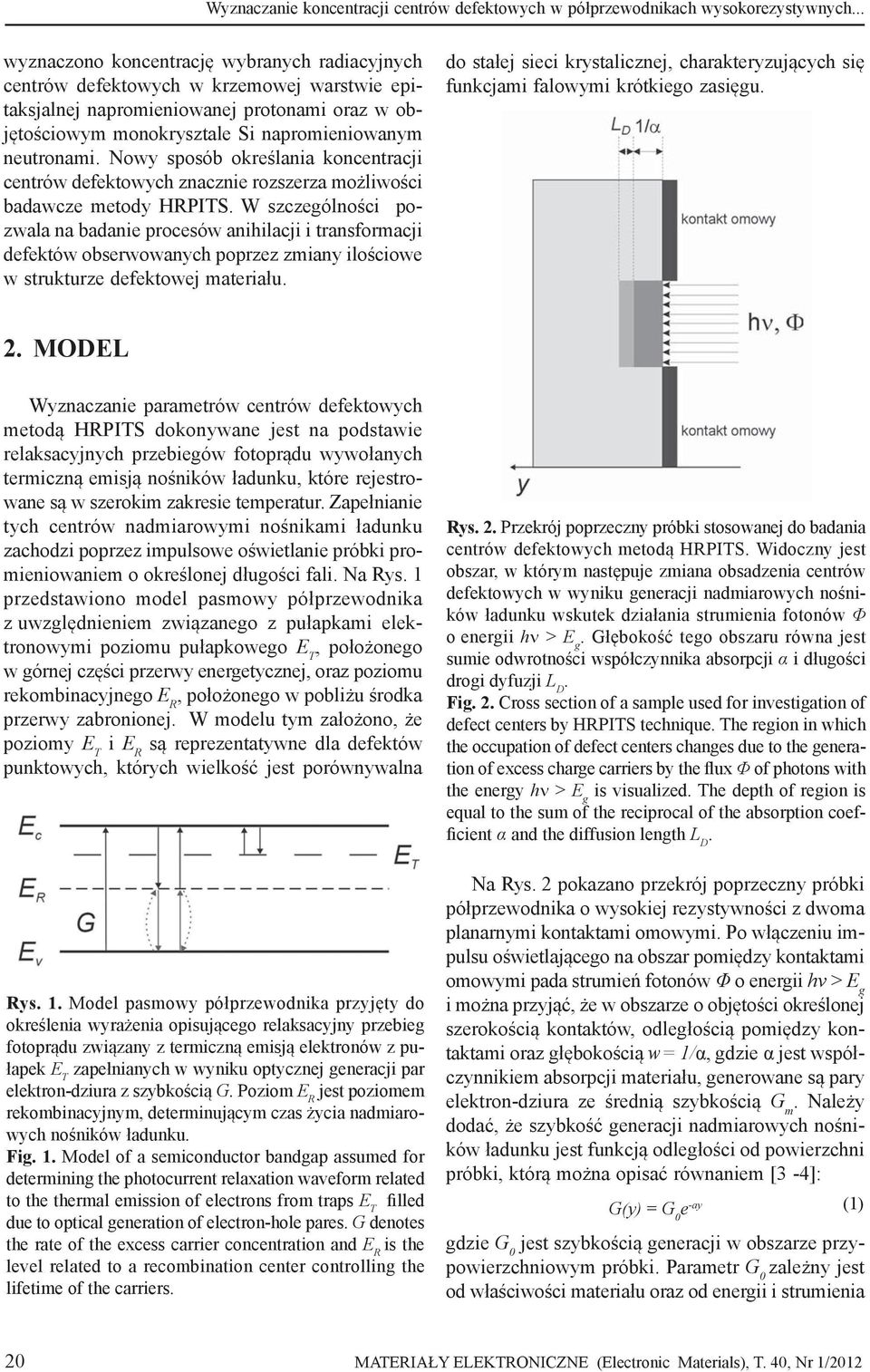 Nowy sposób określania koncentracji centrów defektowych znacznie rozszerza możliwości badawcze metody HRPITS.