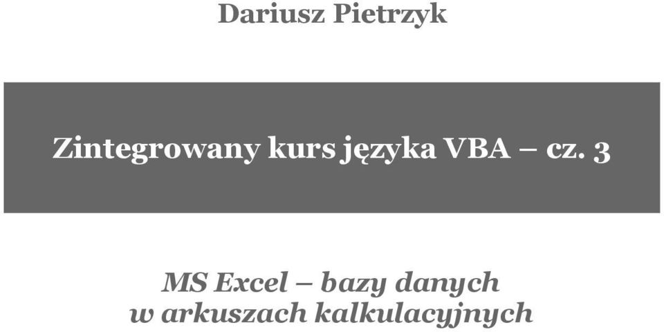 VBA cz.