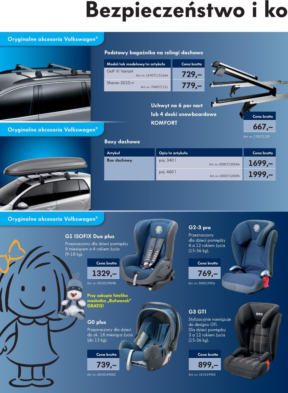 nr: 000071200FA 1999, G2-3 pro G1 ISOFIX Duo plus Przeznaczony dla dzieci pomiędzy 8 miesiącem a 4 rokiem życia (9-18 kg). Przeznaczony dla dzieci pomiędzy 4 a 12 rokiem życia (15-36 kg).