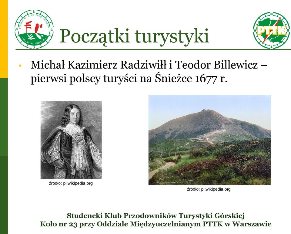Teodor Billewicz pierwsi