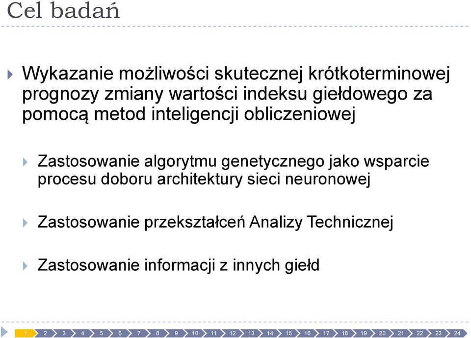 Zastosowanie algorytmu genetycznego jako wsparcie procesu doboru architektury
