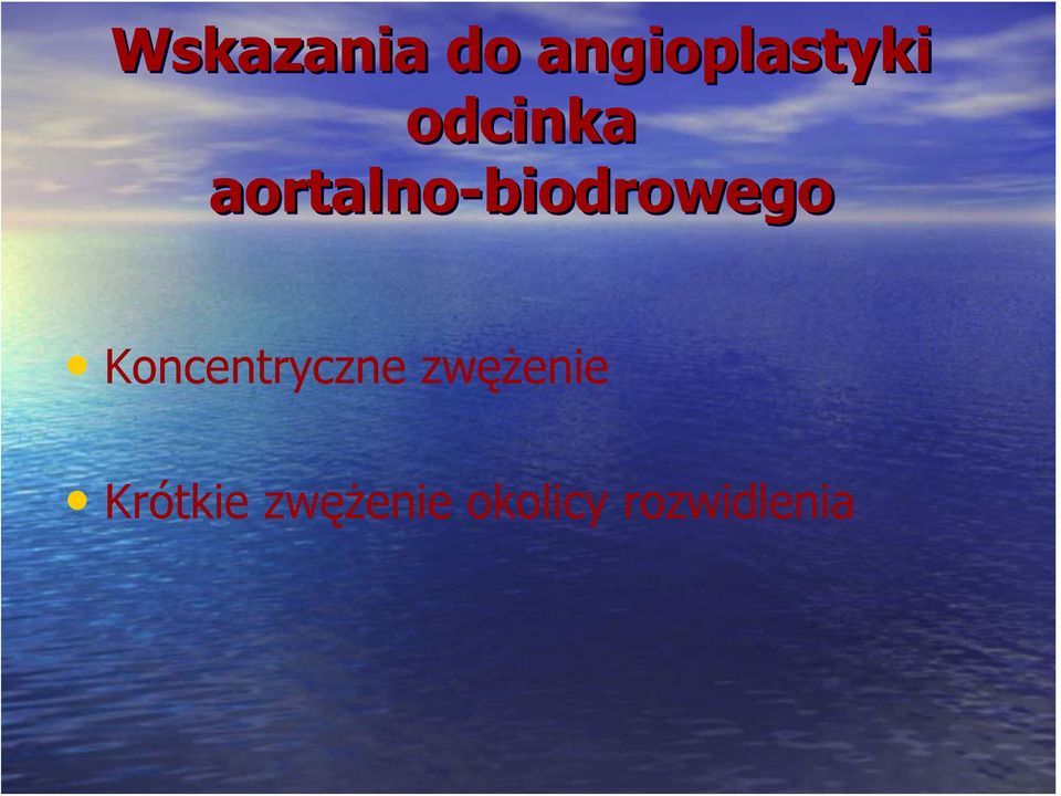 Koncentryczne zwężenie