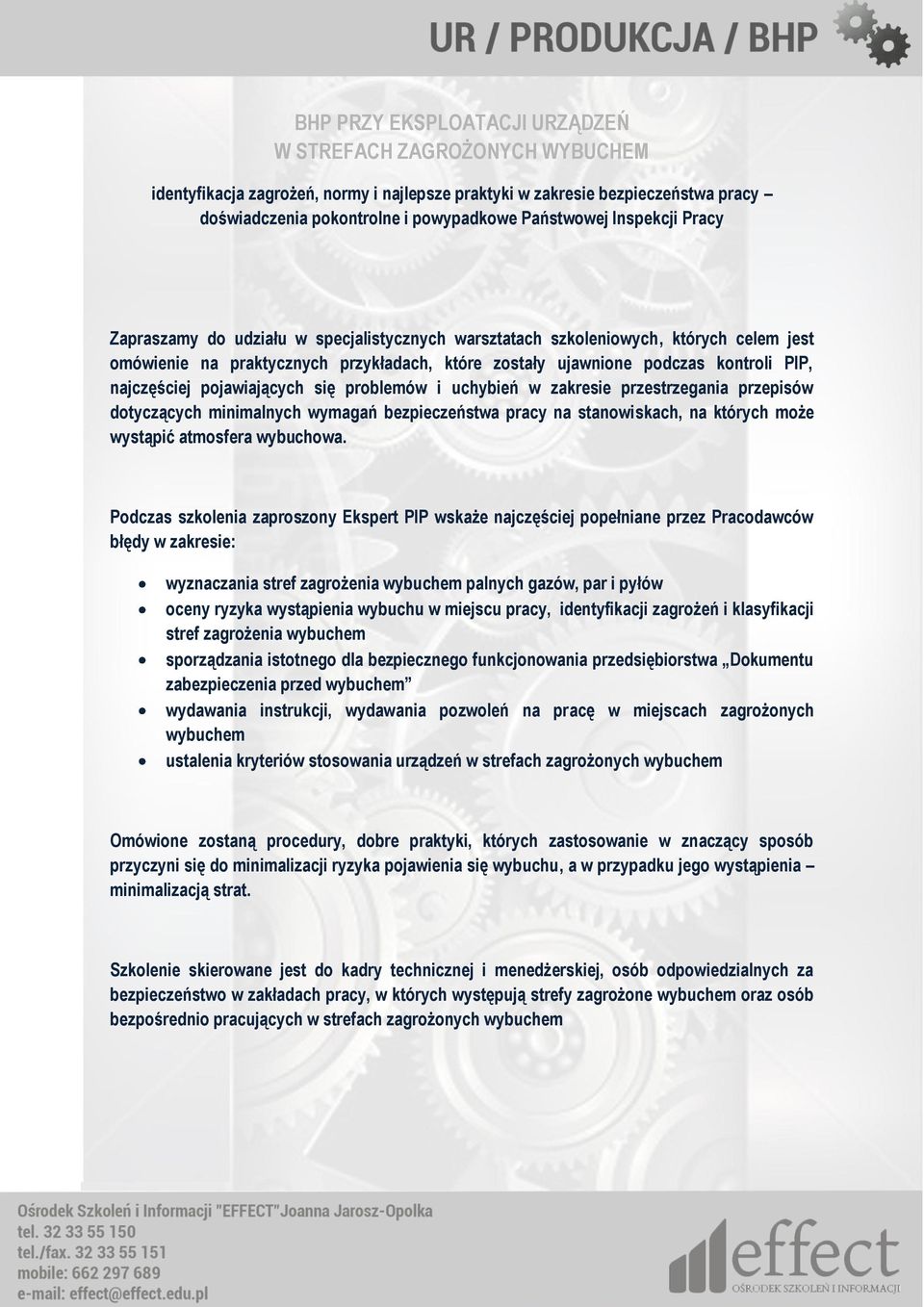 najczęściej pojawiających się problemów i uchybień w zakresie przestrzegania przepisów dotyczących minimalnych wymagań bezpieczeństwa pracy na stanowiskach, na których może wystąpić atmosfera