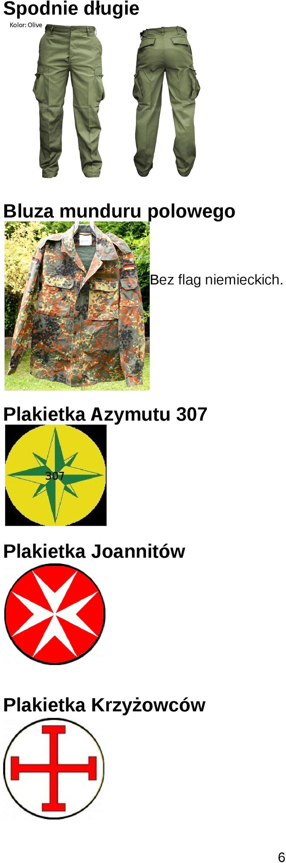 Plakietka Azymutu 307