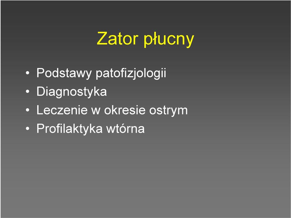 Diagnostyka Leczenie w