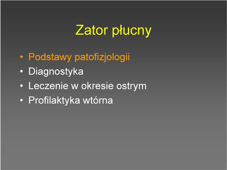 Diagnostyka Leczenie w