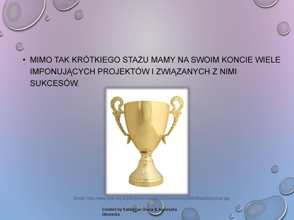 NIMI SUKCESÓW. Źródło: http://www.pzw.org.