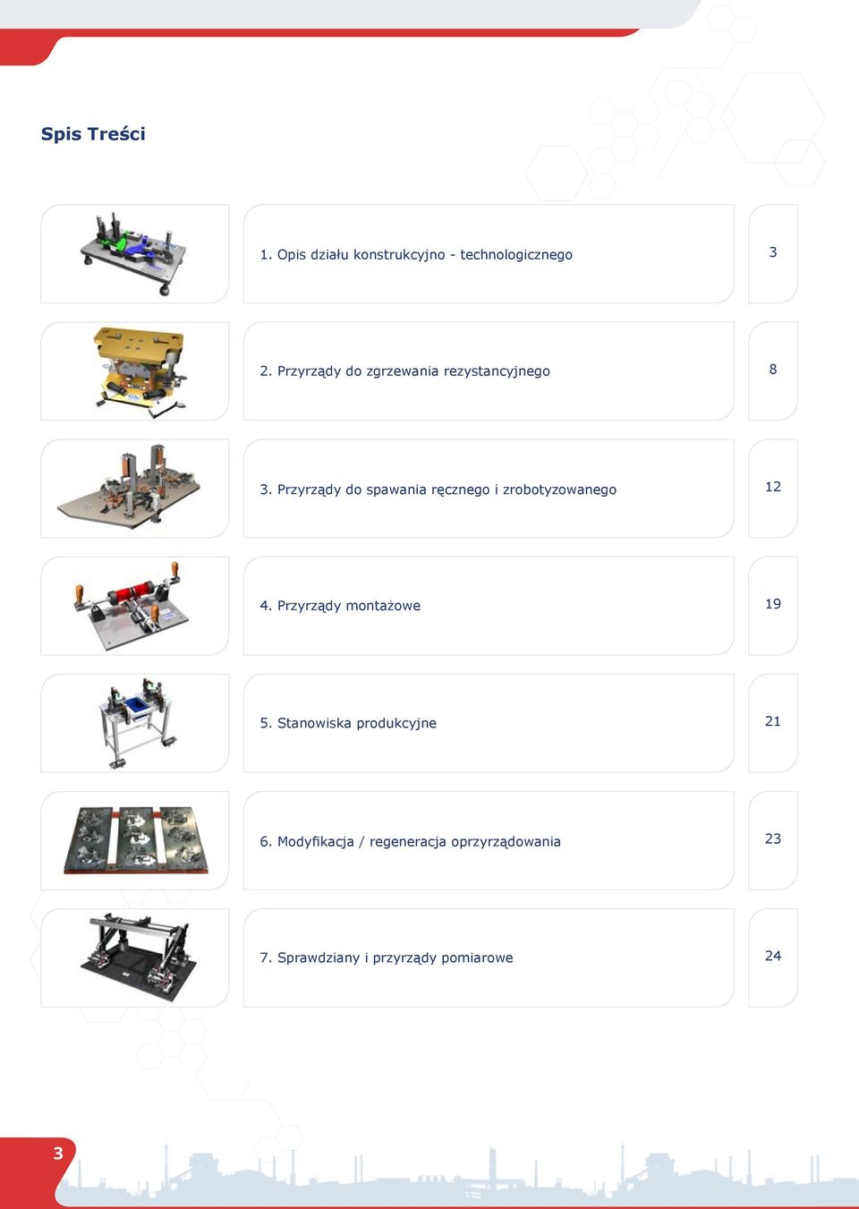 Przyrządy do spawania ręcznego i zrobotyzowanego 12 4.