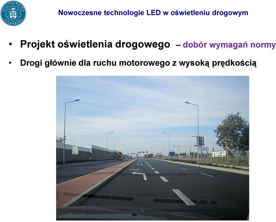 normy Drogi głównie dla