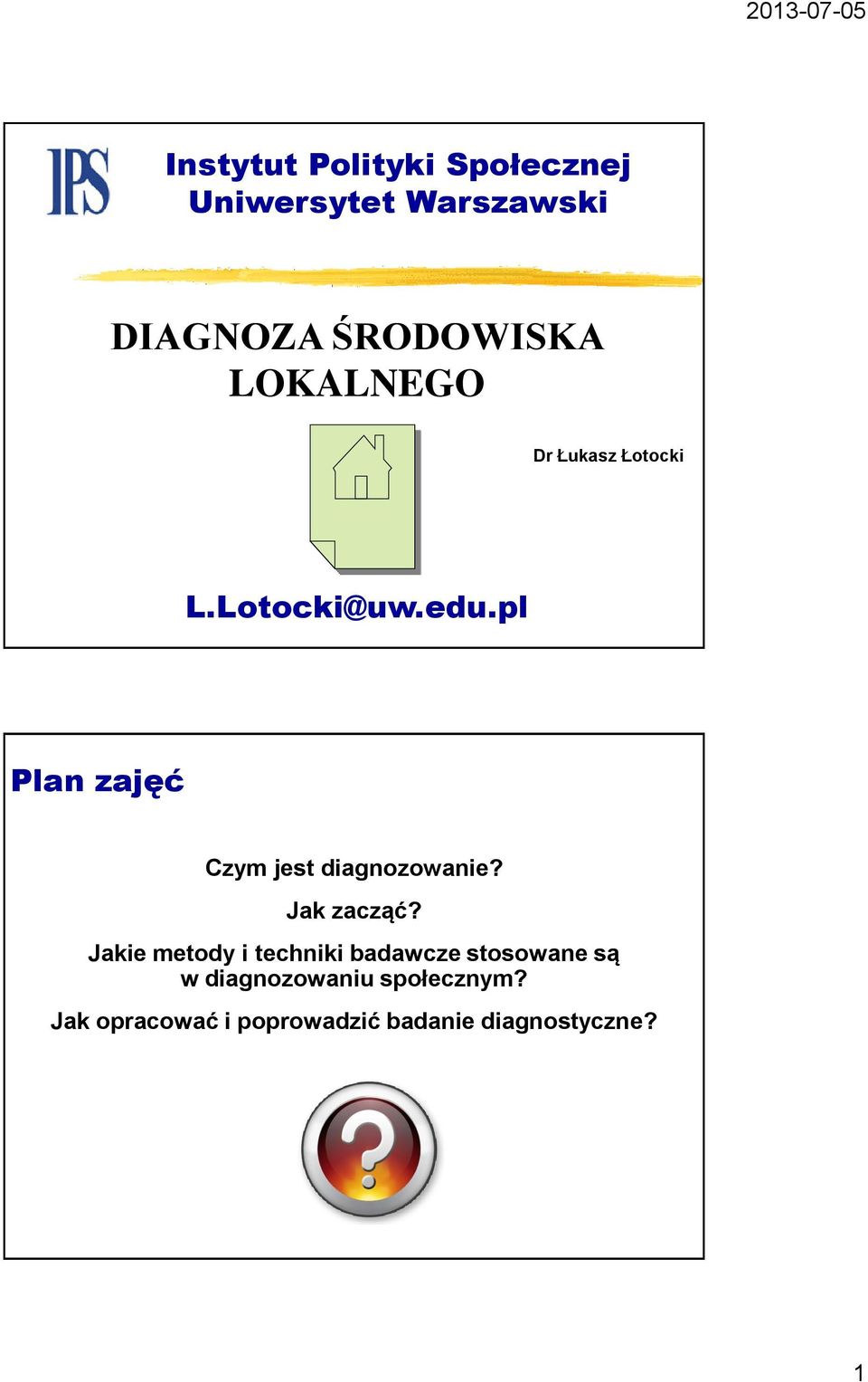 pl Plan zajęć Czym jest diagnozowanie? Jak zacząć?