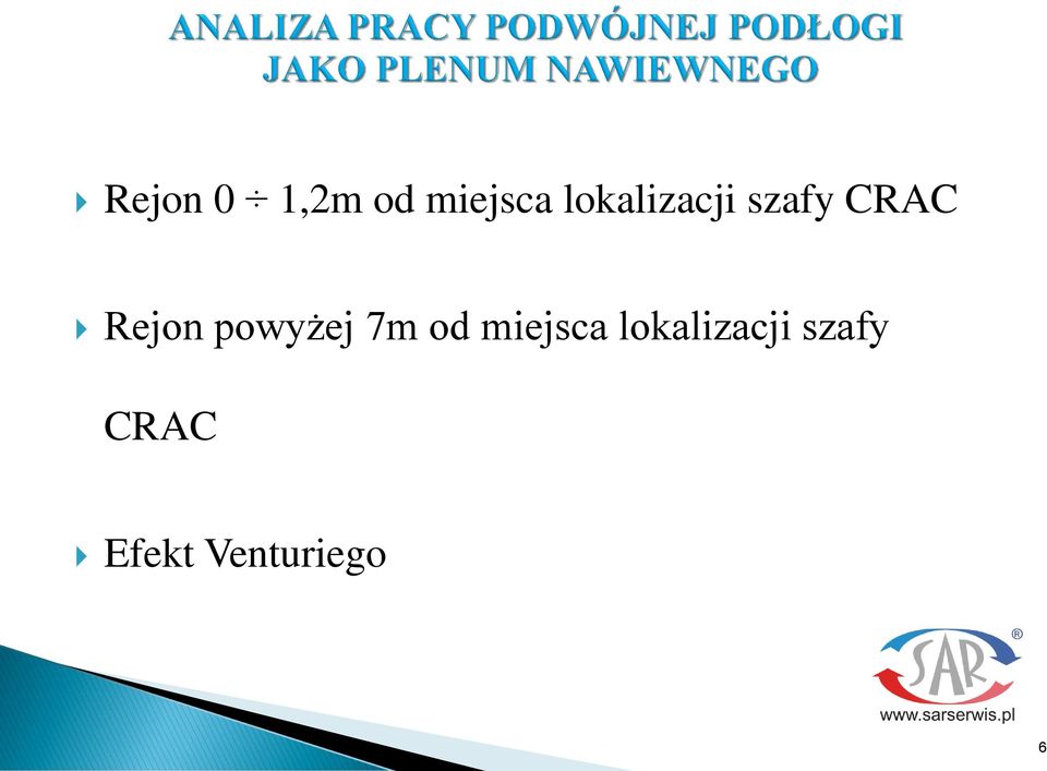 powyżej 7m od miejsca