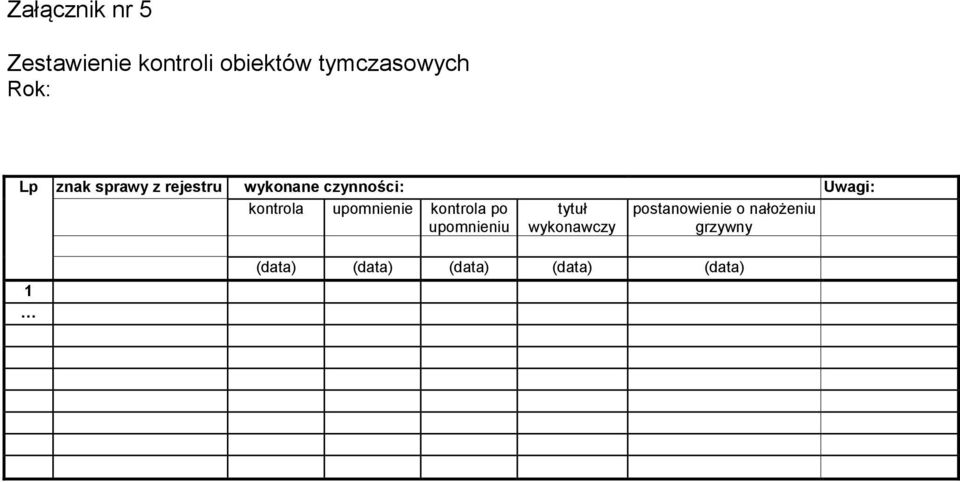kontrola upomnienie kontrola po upomnieniu tytuł wykonawczy