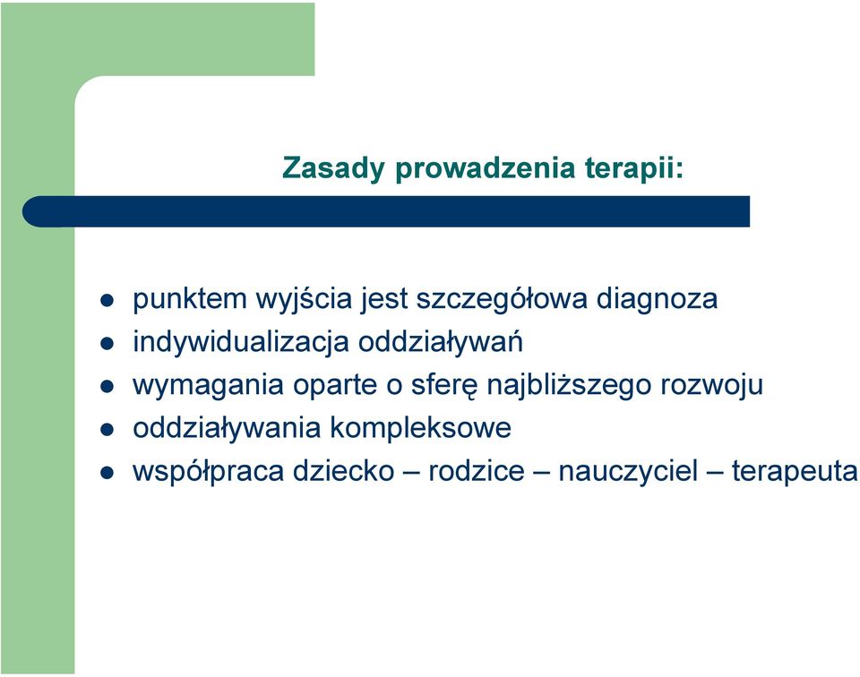 wymagania oparte o sferę najbliższego rozwoju