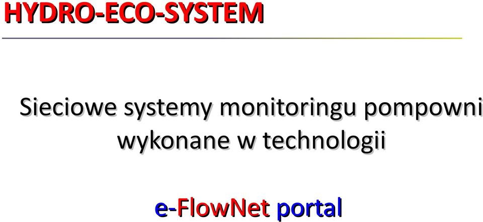 monitoringu pompowni