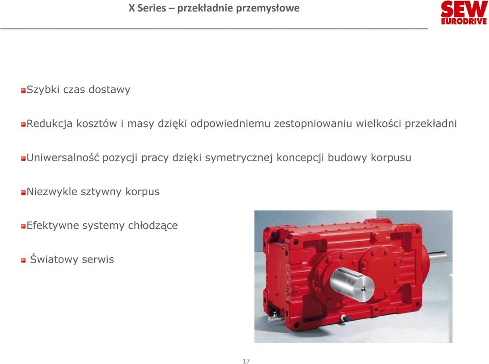 Uniwersalność pozycji pracy dzięki symetrycznej koncepcji budowy