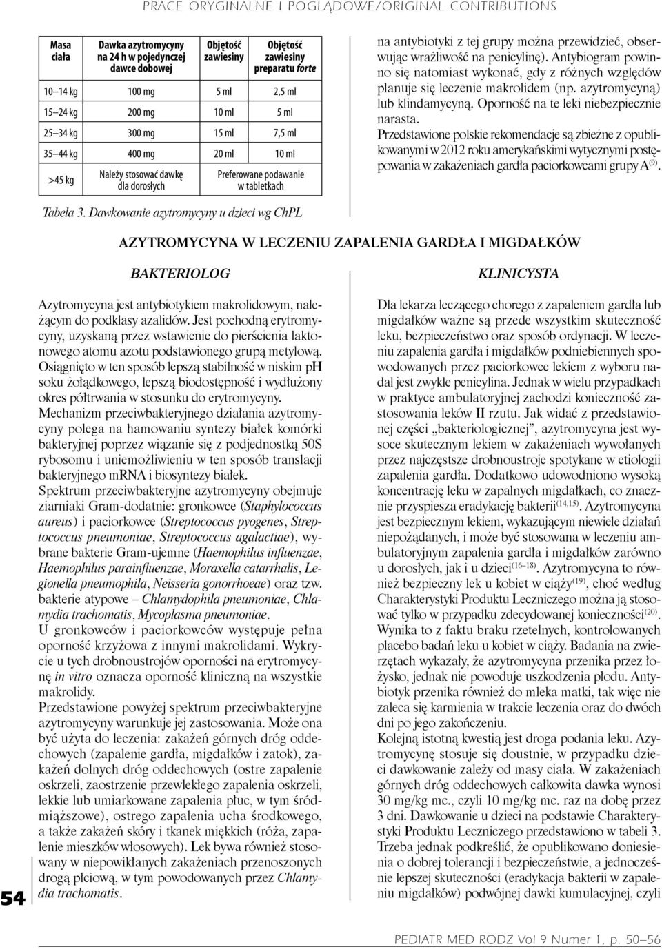 Antybiogram powinno się natomiast wykonać, gdy z różnych względów planuje się leczenie makrolidem (np. azytromycyną) lub klindamycyną. Oporność na te leki niebezpiecznie narasta.
