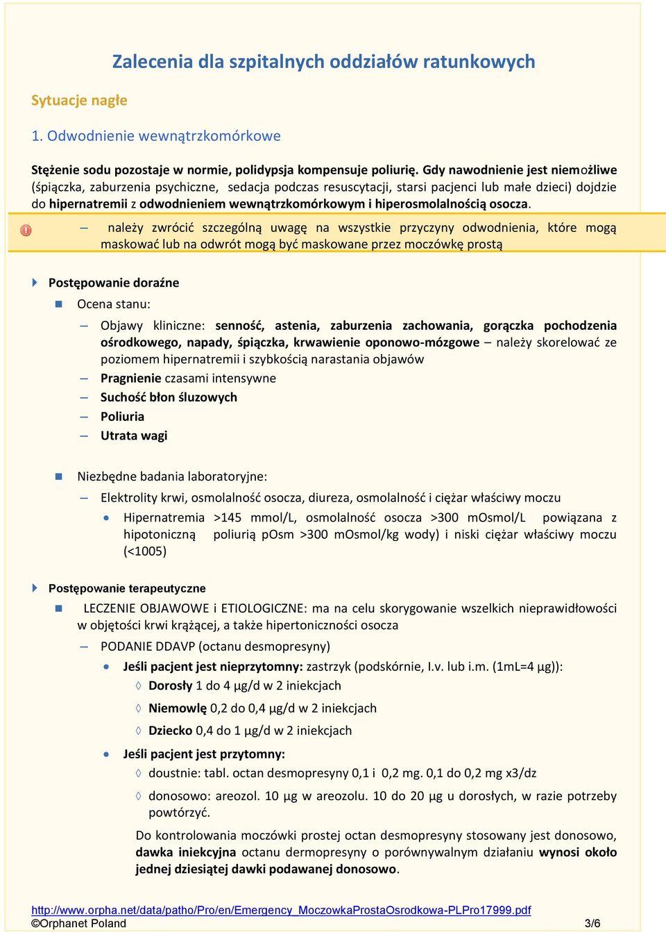 hiperosmolalnością osocza.