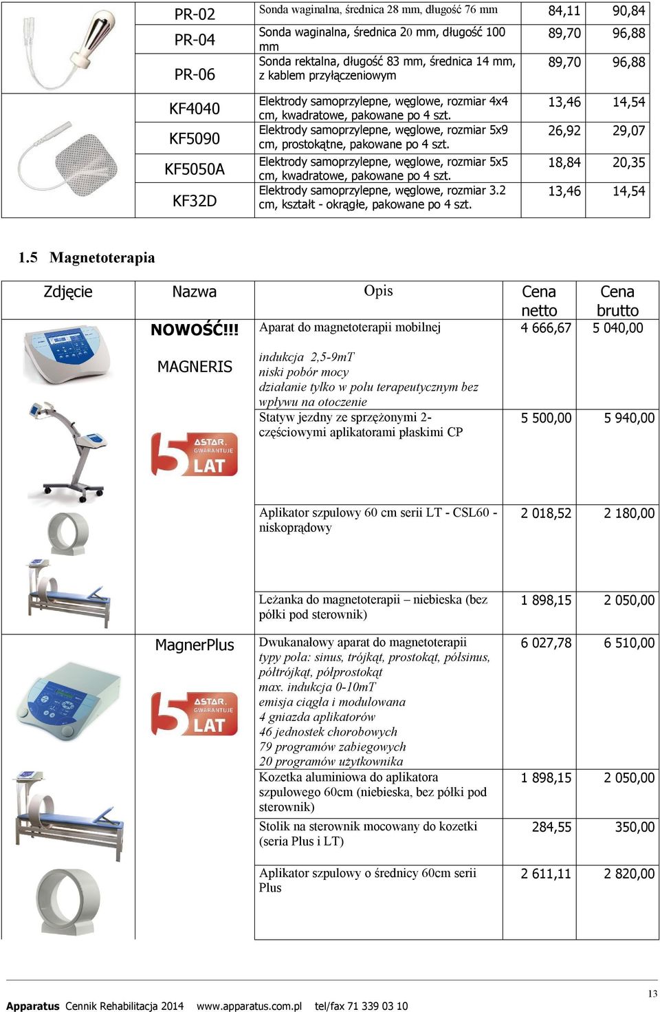 Elektrody samoprzylepne, węglowe, rozmiar 5x9 cm, prostokątne, pakowane po 4 szt. Elektrody samoprzylepne, węglowe, rozmiar 5x5 cm, kwadratowe, pakowane po 4 szt.