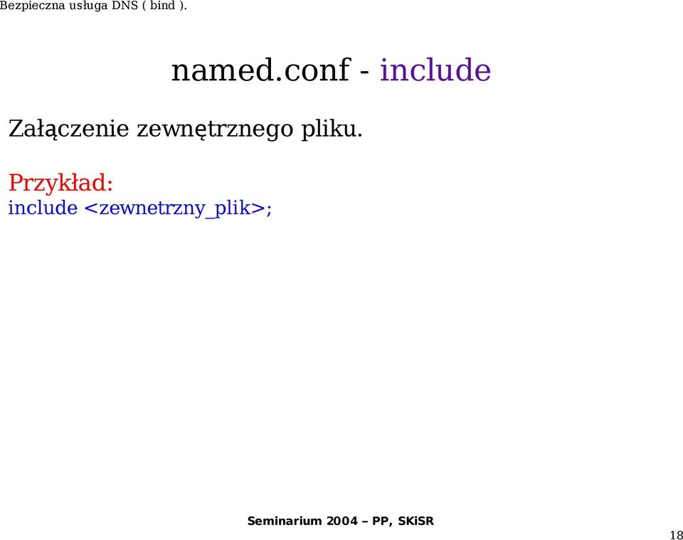 Załączenie