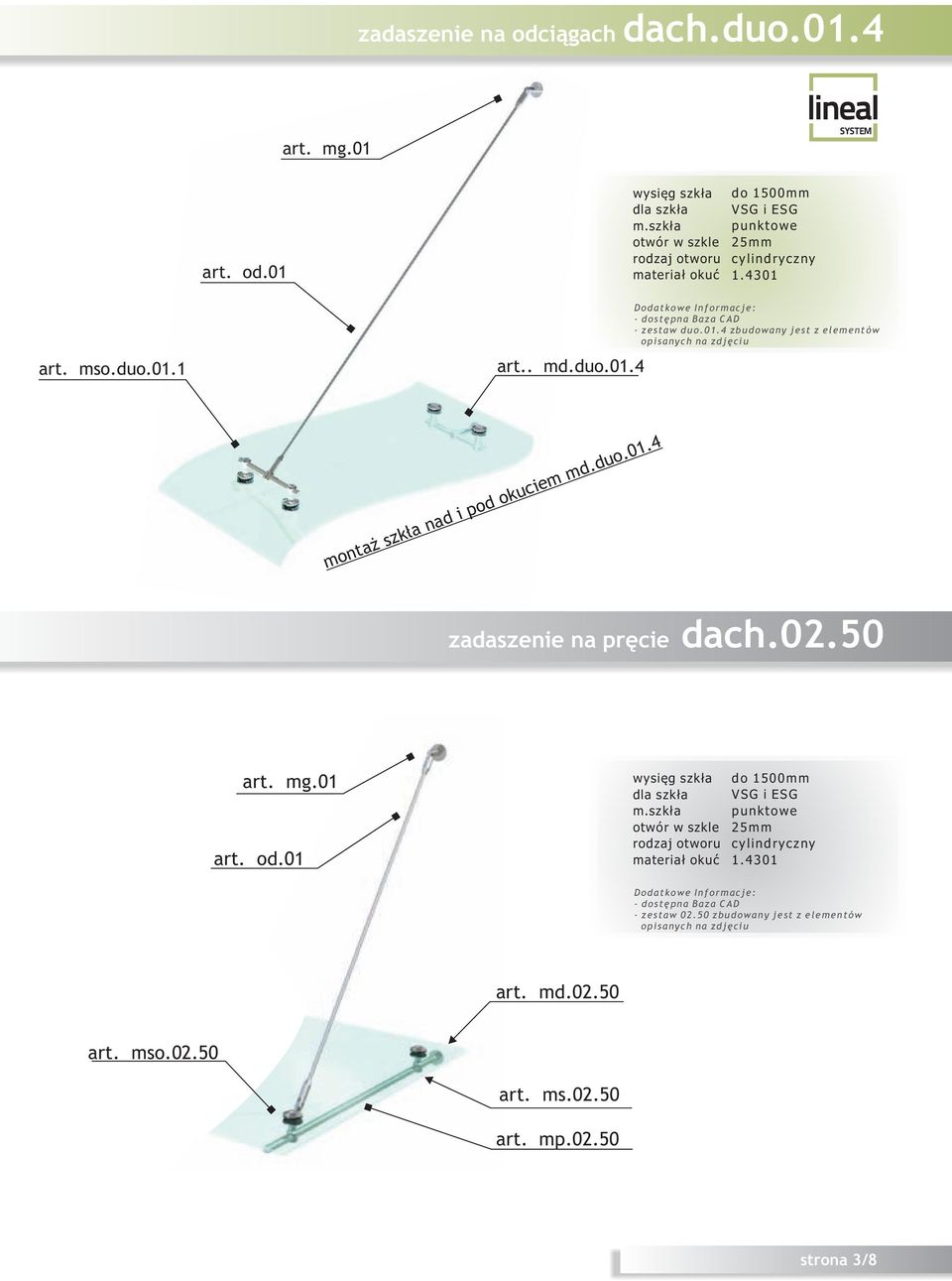 duo.01.4 zadaszenie na prêcie dach.02.50 - zestaw 02.